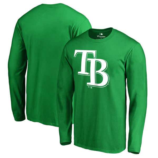 Men's Tampa Bay Rays Fanatics Branded Kelly Green St. Patrick's Day White Logo Long Sleeve T-Shirt,We sell and wholesale Men's Tampa Bay Rays Fanatics Branded Kelly Green St. Patrick's Day White Logo Long Sleeve T-Shirt on line form chian!